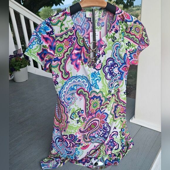 IVY ROAD paisley flowy dress new w tags small msrp $68 - Picture 4 of 13